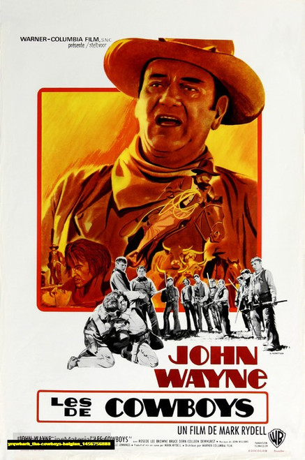 Jual Poster Film the cowboys belgian (yrqwherh) Jual Poster Film the cowboys belgian (yrqwherh)