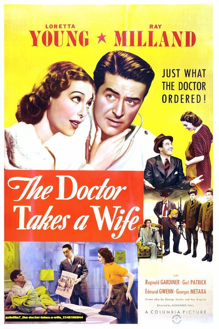 Jual Poster Film the doctor takes a wife (pzfo08a7) Jual Poster Film the doctor takes a wife (pzfo08a7)
