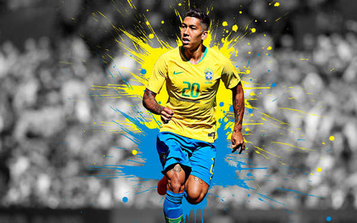 Jual Poster Brazilian Footballer Roberto Firmino Soccer Soccer Roberto Firmino APC001 Jual Poster Brazilian Footballer Roberto Firmino Soccer Soccer Roberto Firmino APC001