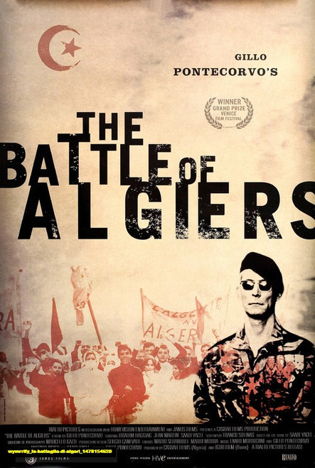 Jual Poster Film la battaglia di algeri (wymrrlfy)