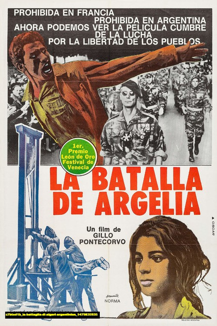 Jual Poster Film la battaglia di algeri argentinian (s7btod1b)