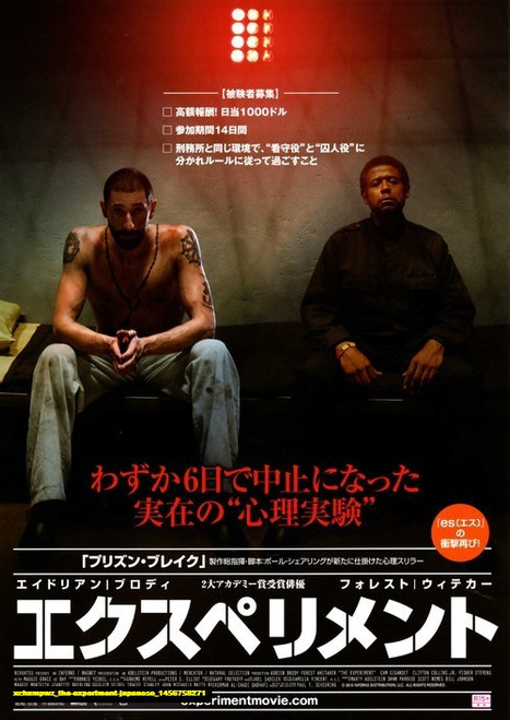 Jual Poster Film the experiment japanese (xchxmpwz)