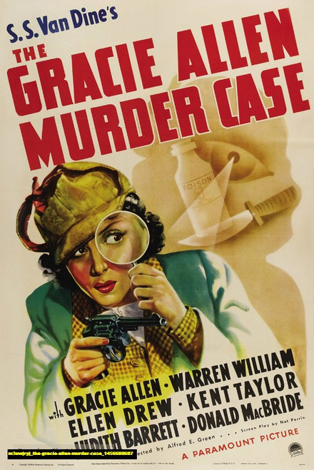 Jual Poster Film the gracie allen murder case (m3uwjryj)