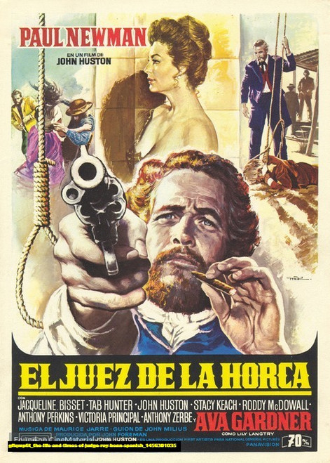 Jual Poster Film the life and times of judge roy bean spanish (gflqmp6t)