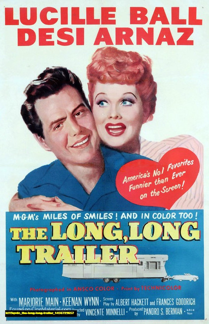 Jual Poster Film the long long trailer (kt19qvdc)