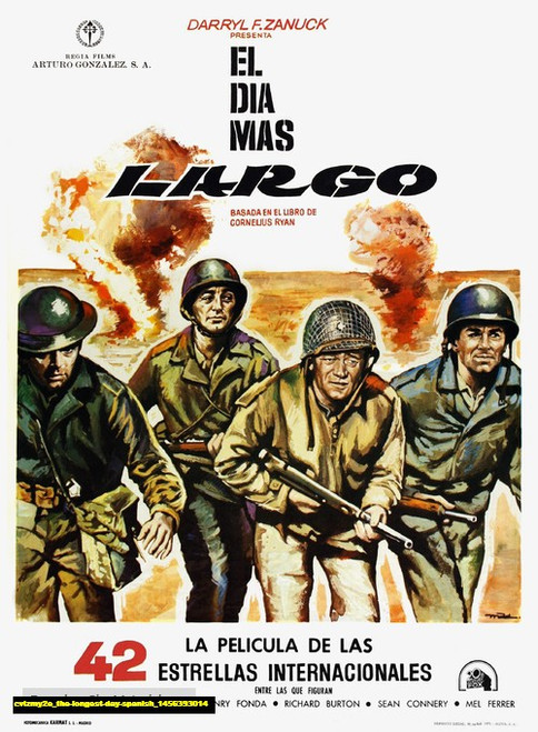 Jual Poster Film the longest day spanish (cvizmy2e)