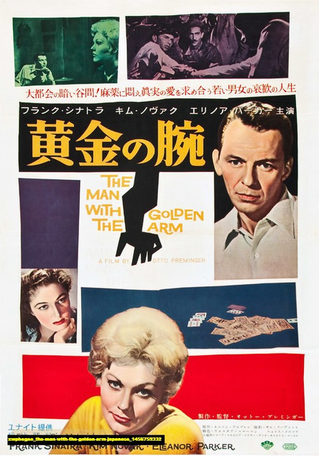 Jual Poster Film the man with the golden arm japanese (xwpbegao)