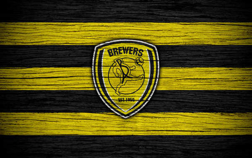Jual Poster Burton Albion F.C. Emblem Logo Soccer Soccer Burton Albion F.C. APC008