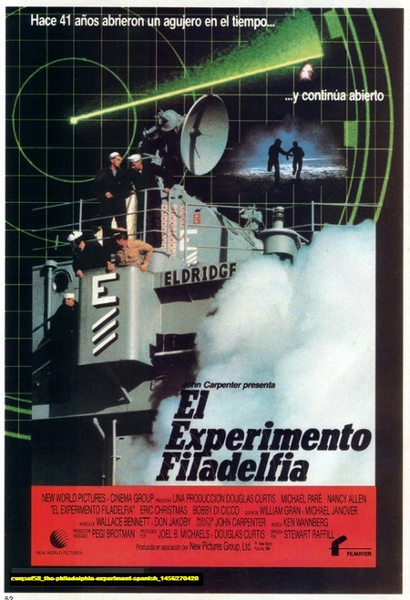 Jual Poster Film the philadelphia experiment spanish (cwqsef58)