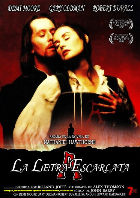 Jual Poster Film the scarlet letter spanish dvd movie cover (iazzbg1e)