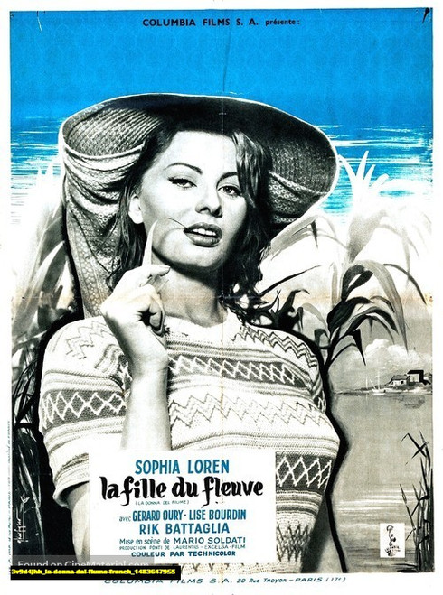 Jual Poster Film la donna del fiume french (3v9d4jhh)