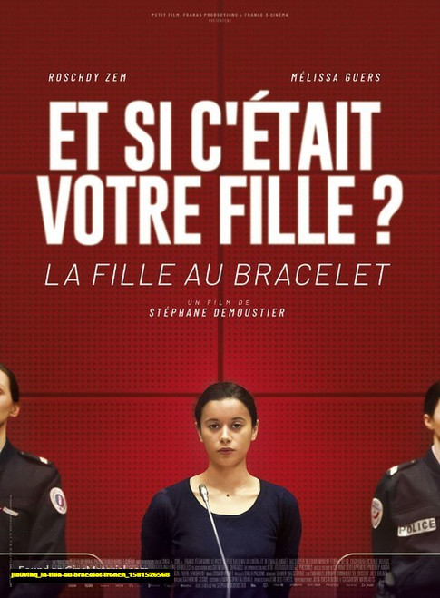 Jual Poster Film la fille au bracelet french (jla0vihq)