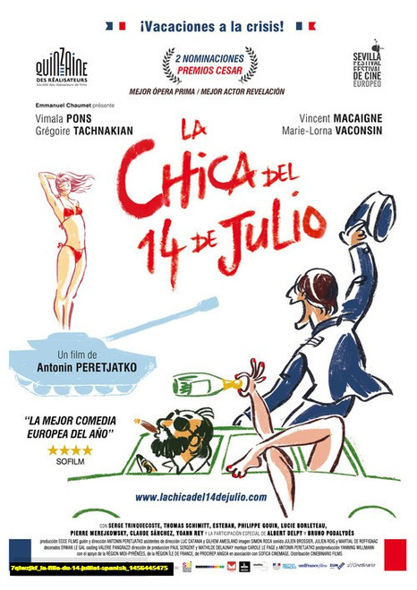 Jual Poster Film la fille du 14 juillet spanish (7qiwzjkf)