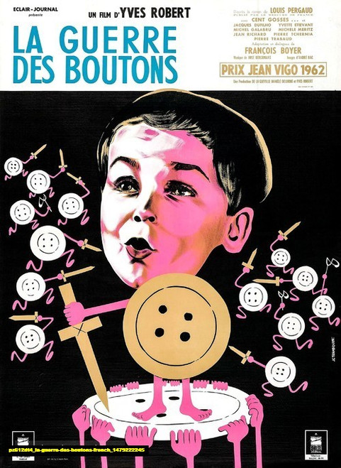 Jual Poster Film la guerre des boutons french (pz612dt4)