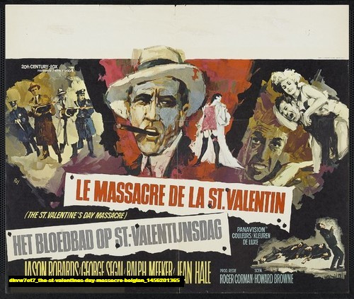 Jual Poster Film the st valentines day massacre belgian (dhvw7ot7)