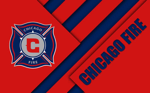 Jual Poster Chicago Fire Soccer Club Emblem Logo MLS Soccer Chicago Fire Soccer Club APC001