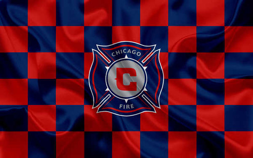 Jual Poster Chicago Fire Soccer Club Emblem Logo MLS Soccer Chicago Fire Soccer Club APC003