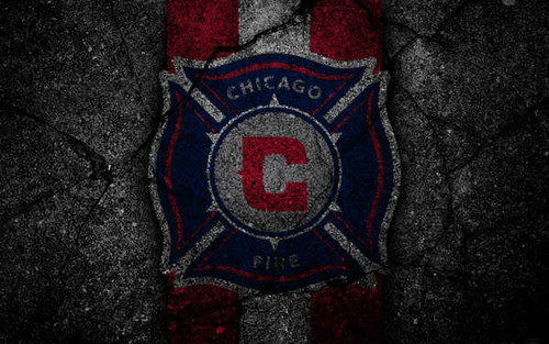 Jual Poster Chicago Fire Soccer Club Emblem Logo MLS Soccer Chicago Fire Soccer Club APC011