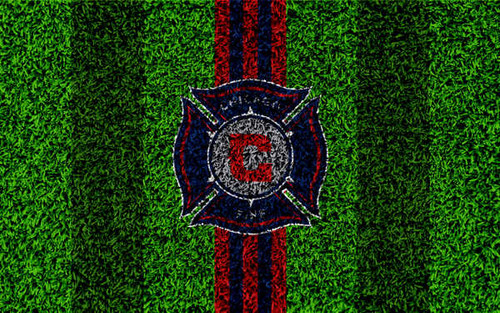 Jual Poster Chicago Fire Soccer Club Emblem Logo MLS Soccer Chicago Fire Soccer Club APC015
