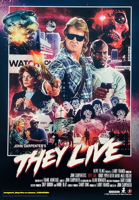 Jual Poster Film they live re release (xcmgwztt)