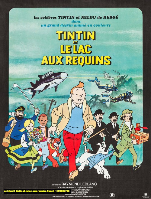 Jual Poster Film tintin et le lac aux requins french (oc5ykoz9)