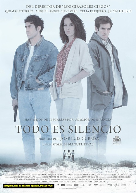 Jual Poster Film todo es silencio spanish (esfnyvu4)