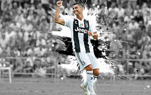 Jual Poster Cristiano Ronaldo Juventus F.C. Portuguese Soccer Soccer Cristiano Ronaldo APC014