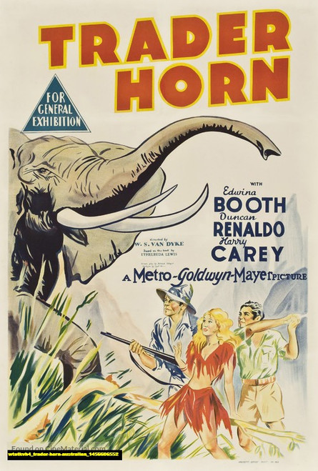 Jual Poster Film trader horn australian (wtetkvh4)