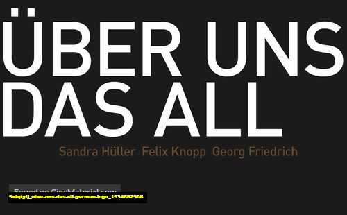 Jual Poster Film uber uns das all german logo (5nlqtytj)