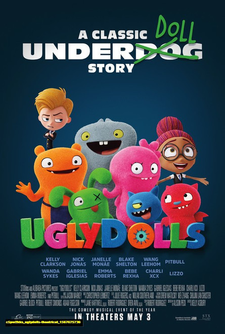 Jual Poster Film uglydolls theatrical (c5pw2kks)