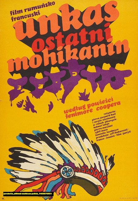 Jual Poster Film ultimul mohican polish (yzrsbx5a)