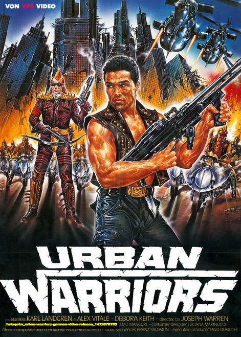 Jual Poster Film urban warriors german video release (lwloqotw)