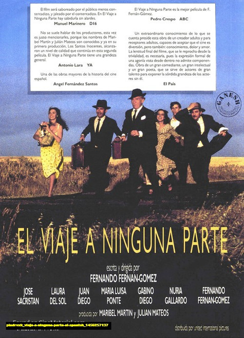 Jual Poster Film viaje a ninguna parte el spanish (pladrvxk)