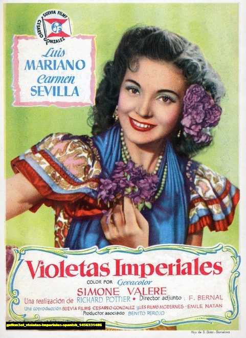 Jual Poster Film violetas imperiales spanish (gxfkm3ot)