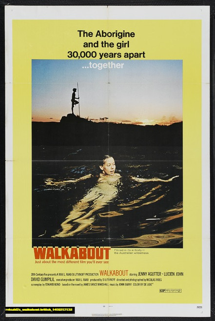 Jual Poster Film walkabout british (rvksdd2s)