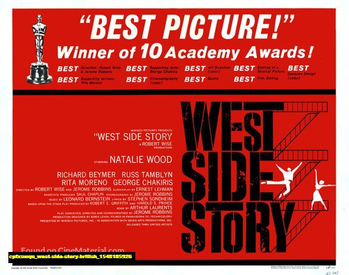 Jual Poster Film west side story british (cpfxswqu)