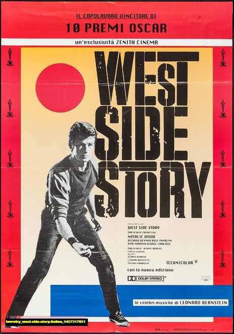 Jual Poster Film west side story italian (lnvrwiry)