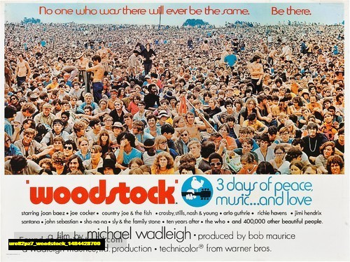 Jual Poster Film woodstock (uro82pz7)