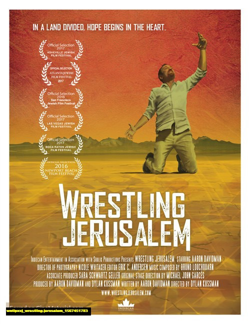 Jual Poster Film wrestling jerusalem (wntipxxj)