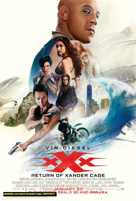 Jual Poster Film xxx return of xander cage (zqw0aihh)