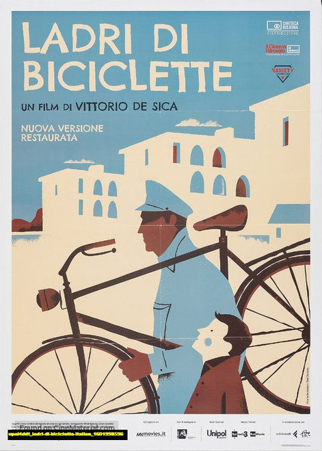 Jual Poster Film ladri di biciclette italian (upai4ddt)