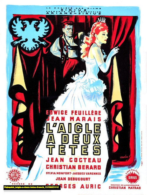 Jual Poster Film laigle a deux tetes french (7fqhqukd)