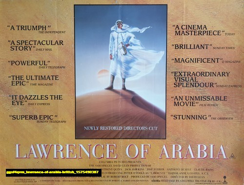 Jual Poster Film lawrence of arabia british (ggsf4qvm)