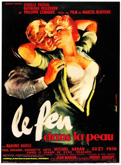 Jual Poster Film le feu dans la peau french (omnf5zqs)