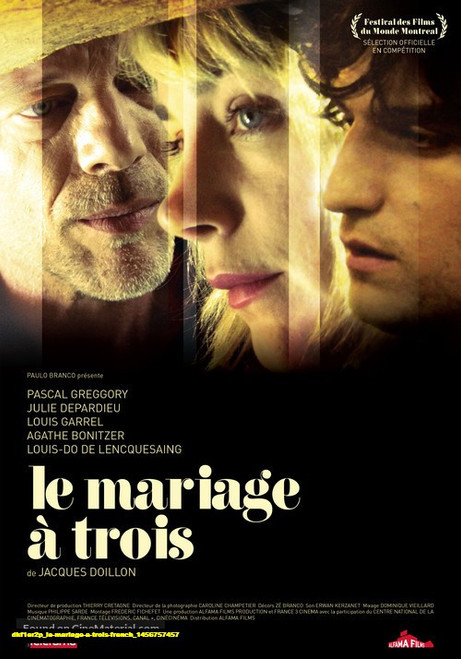 Jual Poster Film le mariage a trois french (dkf1er2p)