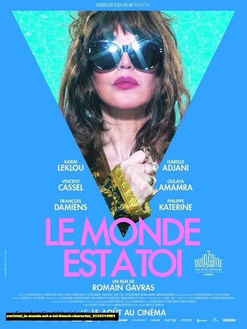 Jual Poster Film le monde est a toi french character (zvu3vtai)