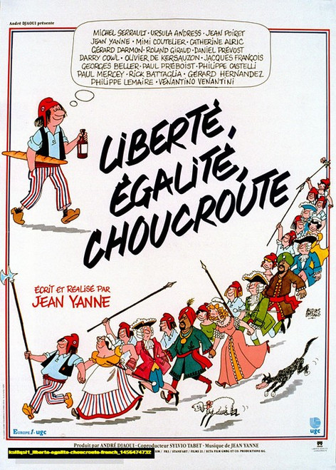 Jual Poster Film liberte egalite choucroute french (ksl8qsi1)