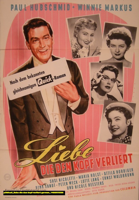 Jual Poster Film liebe die den kopf verliert german (p2bllse6)