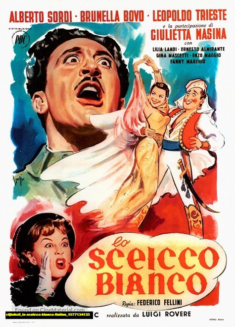 Jual Poster Film lo sceicco bianco italian (cfjtehs0)
