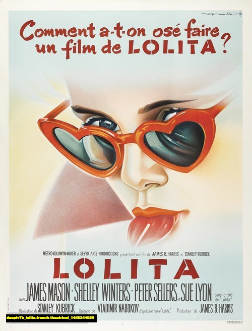 Jual Poster Film lolita french theatrical (dueplv7b)